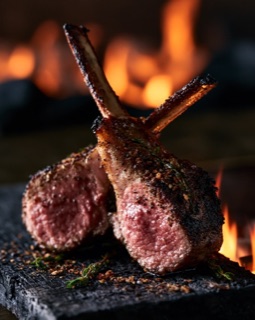 Binchotan Lamb Chops